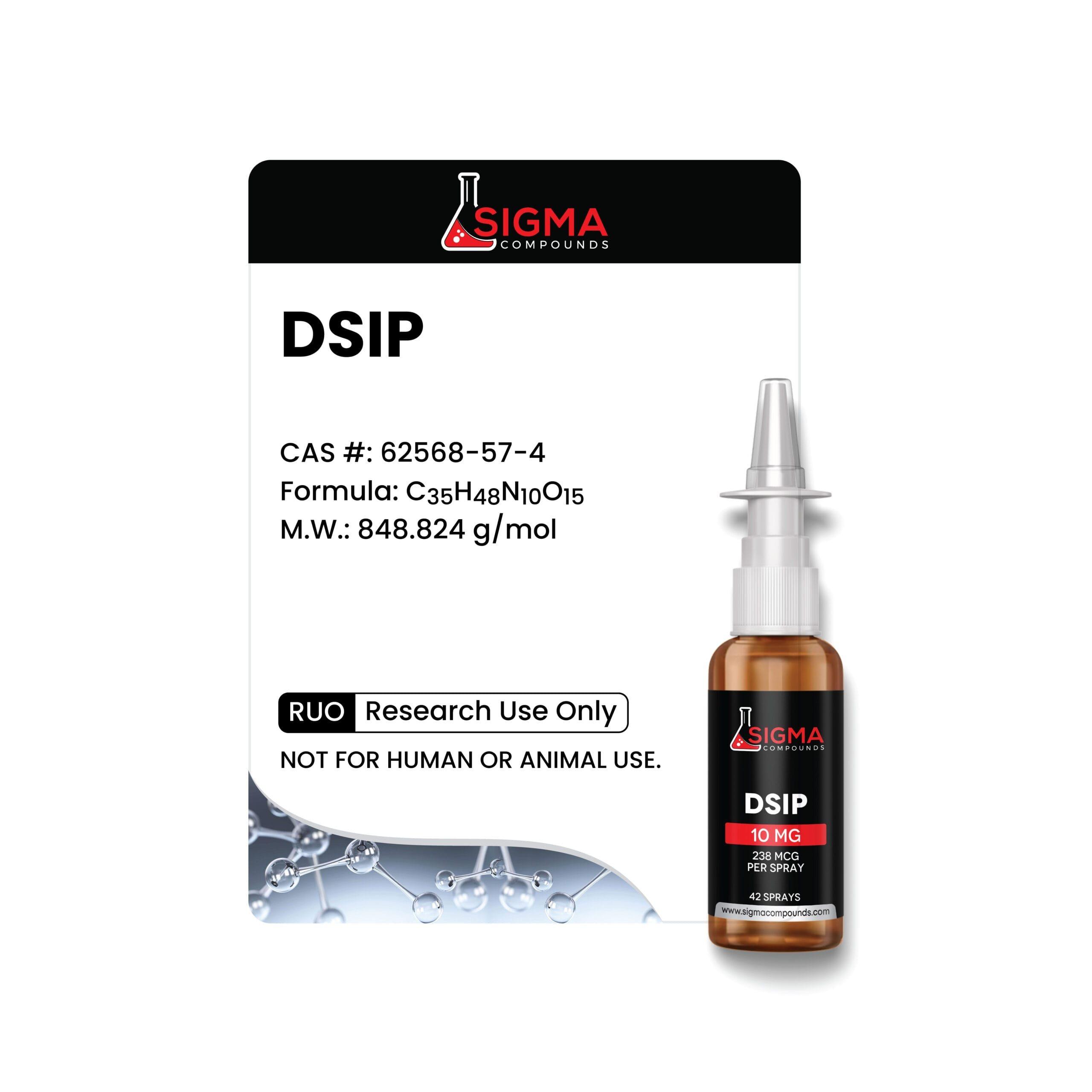 Sigma Compounds DSIP (10 MG) — Mist — label and specifications