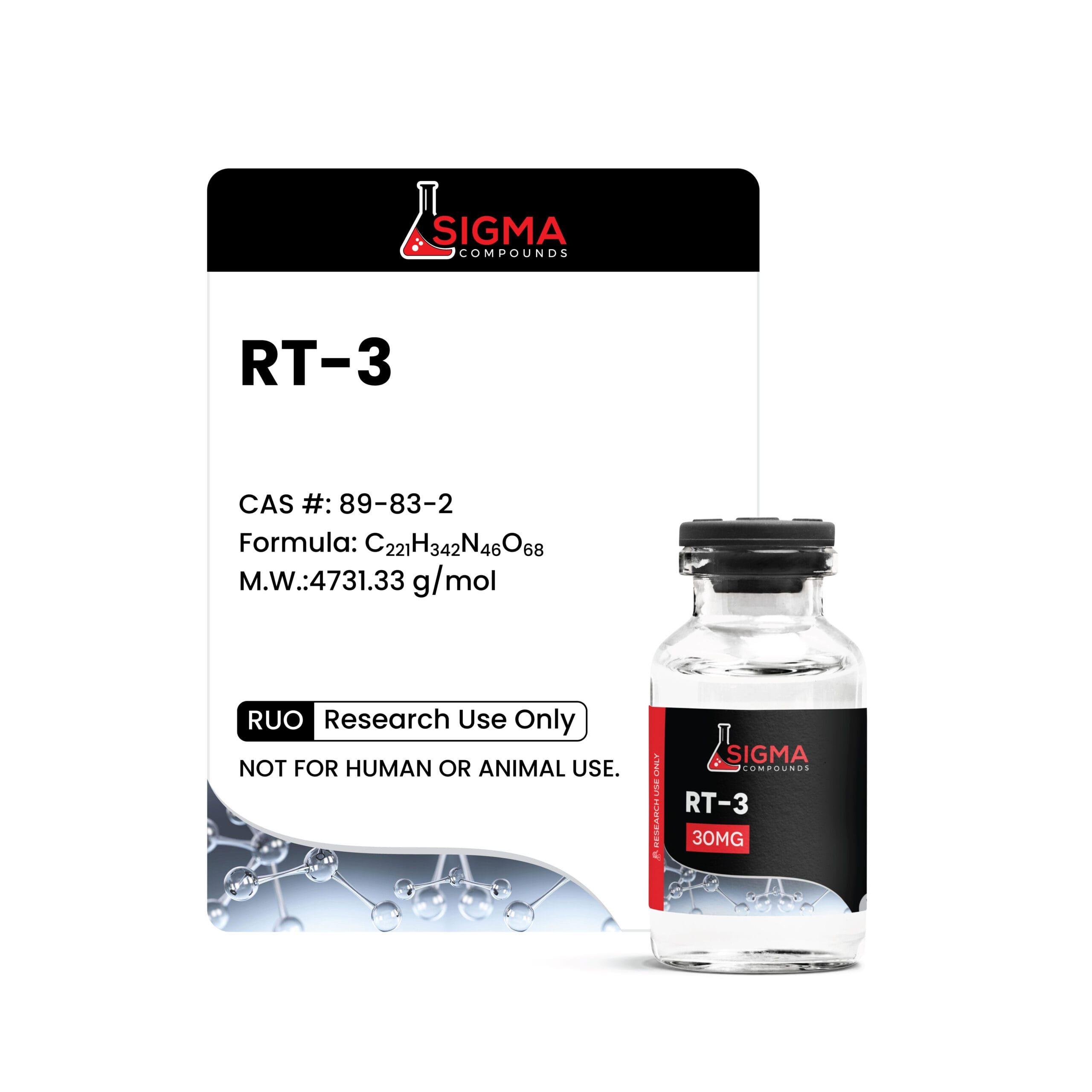 Sigma Compounds RT-3 (30 MG) — label and specifications