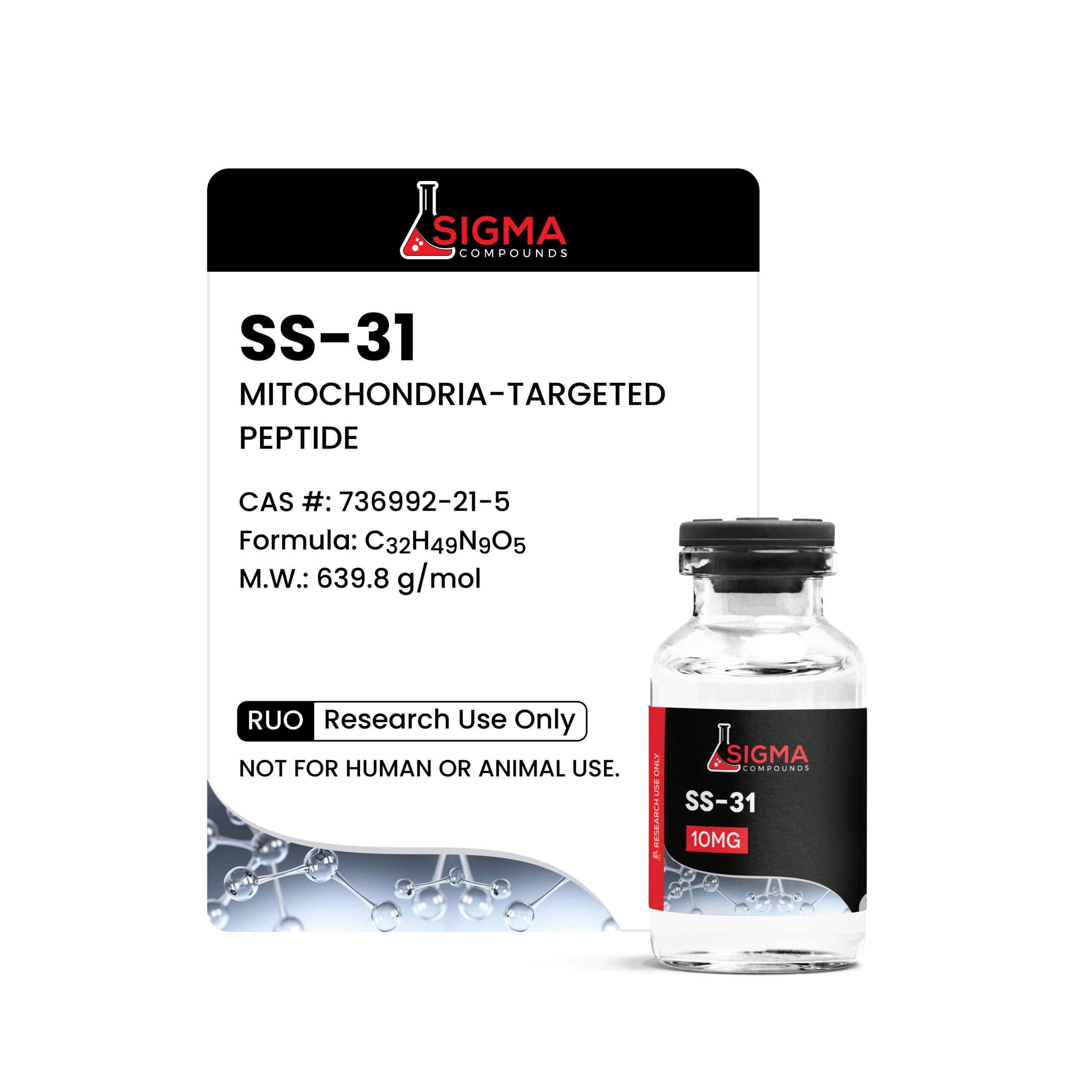 Sigma Compounds SS-31 (10 MG) — label and specifications